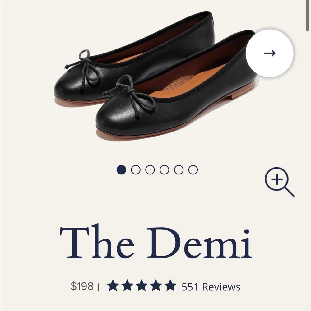 Anthropologie Margaux The Demi in Black Nappa
Leather Size 8.5B